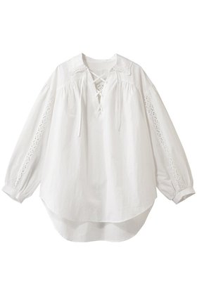 【シンゾーン/Shinzone】 レースアップブラウス人気、トレンドファッション・服の通販 founy(ファニー) ファッション Fashion レディースファッション Fashion for Women トップス・カットソー Cut & Sew Tops シャツ・ブラウス・オフィスカジュアル Elegant Blouses & Button-Ups 2026年 2026 ギャザー Gathered, Ruffled スリーブ Sleeve, Long Sleeve / Short Sleeve チュニック Tunic, Long Top デニム Denim, Jeans Material レース Lace, Lace Fabric ロング Long, Long-Length 夏 Summer 春 Spring S/S・春夏 SS, Spring/Summer, Warm Season |ID:prp329100004846178