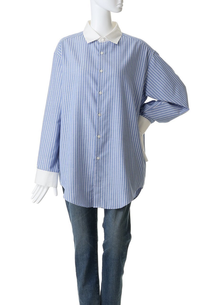 【シンゾーン/Shinzone】のクレリックシャツ 人気、トレンドファッション・服の通販 founy(ファニー) 　ファッション　Fashion　レディースファッション　Fashion for Women　トップス・カットソー　Cut & Sew Tops　シャツ・ブラウス・オフィスカジュアル　Elegant Blouses & Button-Ups　2026年　2026　オックス　Oxford Fabric　カフス　Cuff Design　ストライプ　Stripe, Striped Pattern　スリーブ　Sleeve, Long Sleeve / Short Sleeve　ビジネス 仕事 通勤　Business / Work / Commuting　ロング　Long, Long-Length　エレガント 上品　Elegant　夏　Summer　春　Spring　S/S・春夏　SS, Spring/Summer, Warm Season　other-2|ID: prp329100004846181 ipo3291000000035718516