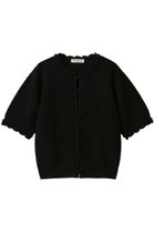 【シンゾーン/Shinzone】のメッシュレースニットカーディガン 人気、トレンドファッション・服の通販 founy(ファニー) ファッション Fashion レディースファッション Fashion for Women トップス・カットソー Cut & Sew Tops ニット Knit Tops & Sweaters カーディガン・羽織り Layered Style Cardigans 2026年 2026 かぎ針 Crochet カーディガン Cardigan, Knitwear コンパクト Compact, Small Size フォルム Silhouette, Form モチーフ Motif, Design Theme レース Lace, Lace Fabric 半袖 Short Sleeve, Half Sleeve 夏 Summer 手編み Hand-Knitted, Handmade Knit 春 Spring S/S・春夏 SS, Spring/Summer, Warm Season 羽織 Haori, Light Jacket thumbnail ブラック|ID: prp329100004846186 ipo3291000000035354843