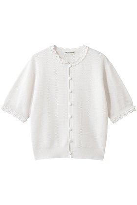 【シンゾーン/Shinzone】 メッシュレースニットカーディガン人気、トレンドファッション・服の通販 founy(ファニー) ファッション Fashion レディースファッション Fashion for Women トップス・カットソー Cut & Sew Tops ニット Knit Tops & Sweaters カーディガン・羽織り Layered Style Cardigans 2026年 2026 かぎ針 Crochet カーディガン Cardigan, Knitwear コンパクト Compact, Small Size フォルム Silhouette, Form モチーフ Motif, Design Theme レース Lace, Lace Fabric 半袖 Short Sleeve, Half Sleeve 夏 Summer 手編み Hand-Knitted, Handmade Knit 春 Spring S/S・春夏 SS, Spring/Summer, Warm Season 羽織 Haori, Light Jacket |ID:prp329100004846186