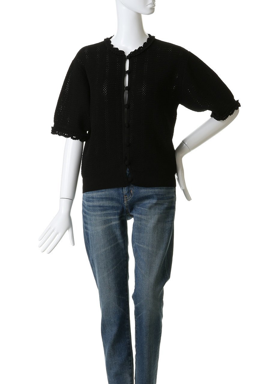 【シンゾーン/Shinzone】のメッシュレースニットカーディガン 人気、トレンドファッション・服の通販 founy(ファニー) 　ファッション　Fashion　レディースファッション　Fashion for Women　トップス・カットソー　Cut & Sew Tops　ニット　Knit Tops & Sweaters　カーディガン・羽織り　Layered Style Cardigans　かぎ針　Crochet　カーディガン　Cardigan, Knitwear　コンパクト　Compact, Small Size　フォルム　Silhouette, Form　モチーフ　Motif, Design Theme　レース　Lace, Lace Fabric　半袖　Short Sleeve, Half Sleeve　手編み　Hand-Knitted, Handmade Knit　新作・新入荷　New Arrivals / New In　羽織　Haori, Light Jacket　other-2|ID: prp329100004846186 ipo3291000000035944847