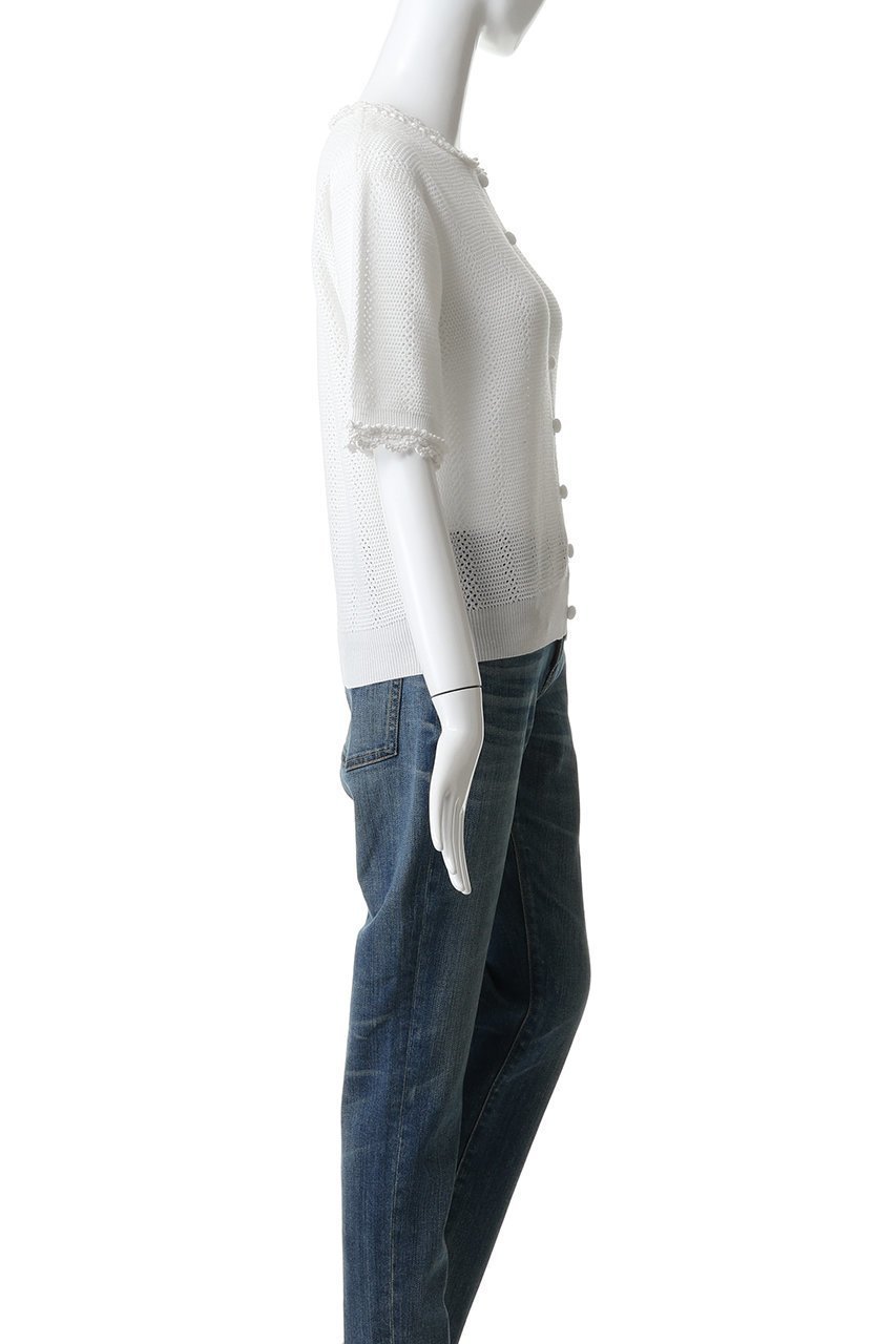 【シンゾーン/Shinzone】のメッシュレースニットカーディガン 人気、トレンドファッション・服の通販 founy(ファニー) 　ファッション　Fashion　レディースファッション　Fashion for Women　トップス・カットソー　Cut & Sew Tops　ニット　Knit Tops & Sweaters　カーディガン・羽織り　Layered Style Cardigans　2026年　2026　かぎ針　Crochet　カーディガン　Cardigan, Knitwear　コンパクト　Compact, Small Size　フォルム　Silhouette, Form　モチーフ　Motif, Design Theme　レース　Lace, Lace Fabric　半袖　Short Sleeve, Half Sleeve　夏　Summer　手編み　Hand-Knitted, Handmade Knit　春　Spring　S/S・春夏　SS, Spring/Summer, Warm Season　羽織　Haori, Light Jacket　other-3|ID: prp329100004846186 ipo3291000000036196400