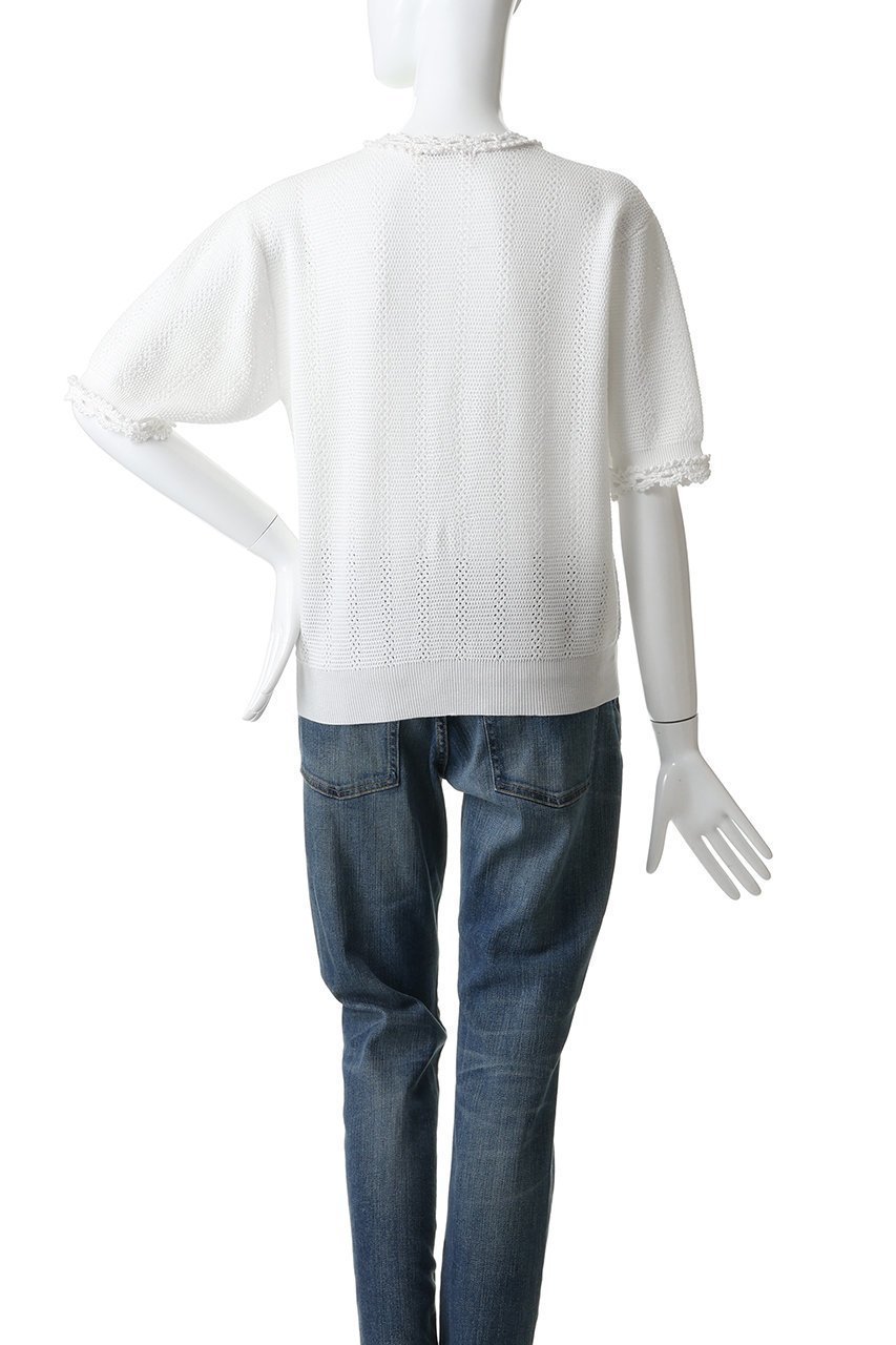 【シンゾーン/Shinzone】のメッシュレースニットカーディガン 人気、トレンドファッション・服の通販 founy(ファニー) 　ファッション　Fashion　レディースファッション　Fashion for Women　トップス・カットソー　Cut & Sew Tops　ニット　Knit Tops & Sweaters　カーディガン・羽織り　Layered Style Cardigans　2026年　2026　かぎ針　Crochet　カーディガン　Cardigan, Knitwear　コンパクト　Compact, Small Size　フォルム　Silhouette, Form　モチーフ　Motif, Design Theme　レース　Lace, Lace Fabric　半袖　Short Sleeve, Half Sleeve　夏　Summer　手編み　Hand-Knitted, Handmade Knit　春　Spring　S/S・春夏　SS, Spring/Summer, Warm Season　羽織　Haori, Light Jacket　other-4|ID: prp329100004846186 ipo3291000000036196402