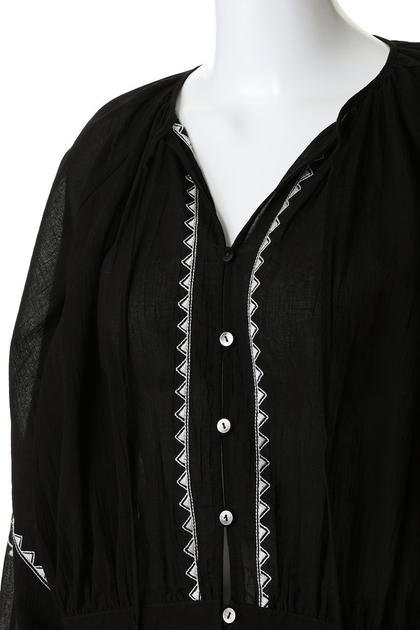 【シンゾーン/Shinzone】のエンブロイダリーブラウス 人気、トレンドファッション・服の通販 founy(ファニー) 　ファッション　Fashion　レディースファッション　Fashion for Women　トップス・カットソー　Cut & Sew Tops　シャツ・ブラウス・オフィスカジュアル　Elegant Blouses & Button-Ups　2026年　2026　ギャザー　Gathered, Ruffled　スリーブ　Sleeve, Long Sleeve / Short Sleeve　デニム　Denim, Jeans Material　ロング　Long, Long-Length　夏　Summer　春　Spring　S/S・春夏　SS, Spring/Summer, Warm Season　other-5|ID: prp329100004846187 ipo3291000000035354856