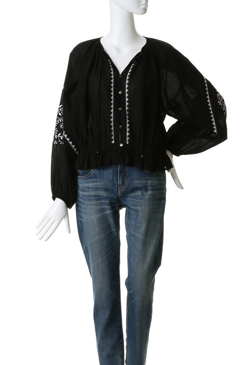 【シンゾーン/Shinzone】のエンブロイダリーブラウス 人気、トレンドファッション・服の通販 founy(ファニー) 　ファッション　Fashion　レディースファッション　Fashion for Women　トップス・カットソー　Cut & Sew Tops　シャツ・ブラウス・オフィスカジュアル　Elegant Blouses & Button-Ups　2026年　2026　ギャザー　Gathered, Ruffled　スリーブ　Sleeve, Long Sleeve / Short Sleeve　デニム　Denim, Jeans Material　ロング　Long, Long-Length　夏　Summer　春　Spring　S/S・春夏　SS, Spring/Summer, Warm Season　other-2|ID: prp329100004846187 ipo3291000000036163147