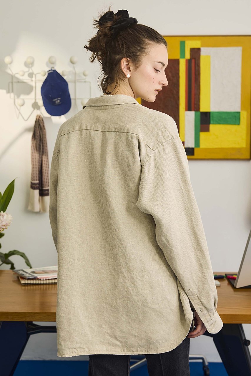 【オブラダ/Oblada】のリネンオーセンティックシャツ 人気、トレンドファッション・服の通販 founy(ファニー) 　ファッション　Fashion　レディースファッション　Fashion for Women　トップス・カットソー　Cut & Sew Tops　シャツ・ブラウス・オフィスカジュアル　Elegant Blouses & Button-Ups　2026年　2026　スリーブ　Sleeve, Long Sleeve / Short Sleeve　リネン　Linen, Linen Fabric　ロング　Long, Long-Length　夏　Summer　定番　Standard, Basic Item　春　Spring　S/S・春夏　SS, Spring/Summer, Warm Season　other-8|ID: prp329100004846356 ipo3291000000035364342