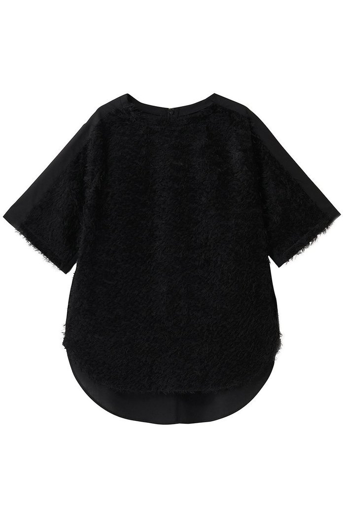 【ルームエイト/Room no.8】の【Room no.8 BLACK】シアー カットジャカード ハーフスリーブ トップス インテリア・キッズ・メンズ・レディースファッション・服の通販 founy(ファニー) https://founy.com/ ファッション Fashion レディースファッション Fashion for Women トップス・カットソー Cut & Sew Tops シャツ・ブラウス・オフィスカジュアル Elegant Blouses & Button-Ups 2026年 2026 シアー Sheer, See-Through ショート Short, Short Length シンプル Simple, Minimal ジャカード/ジャガード Jacquard, Woven Pattern スリット Slit, Slit Detail スリーブ Sleeve, Long Sleeve / Short Sleeve ハーフ Half, Half-Length ボトム Bottoms, Lower Wear モダン Modern, Contemporary 夏 Summer 春 Spring S/S・春夏 SS, Spring/Summer, Warm Season |ID: prp329100004846359 ipo3291000000035364361