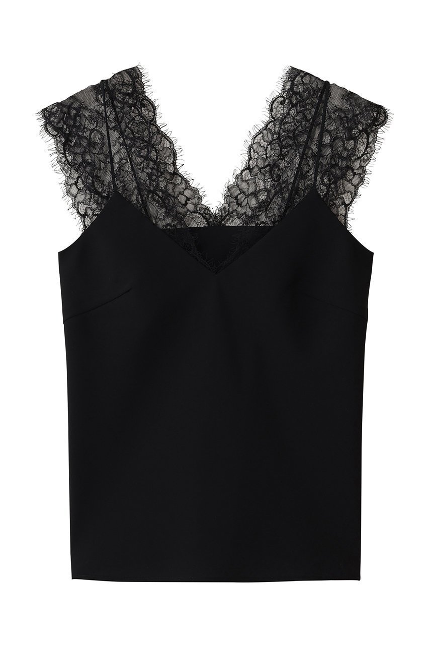 【ルームエイト/Room no.8】の【Room no.8 BLACK】VIN-SATIN レース キャミ インテリア・キッズ・メンズ・レディースファッション・服の通販 founy(ファニー) ファッション Fashion レディースファッション Fashion for Women トップス・カットソー Cut & Sew Tops キャミソール&ノースリーブ Camisoles & Sleeveless Tops シャツ・ブラウス・オフィスカジュアル Elegant Blouses & Button-Ups ロングTシャツ・Tシャツ Longline T-Shirts & Tees カットソー・ベーシックTシャツ Cut-and-Sewn Tops / Stretch Tees & Basics 2026年 2026 キャミ Camisole, Cami Top キャミソール Camisole, Spaghetti Strap Top ジャケット Jacket, Outerwear タンク Tank Top, Sleeveless Top ランジェリー Lingerie, Intimate Wear レース Lace, Lace Fabric エレガント 上品 Elegant 夏 Summer 春 Spring S/S・春夏 SS, Spring/Summer, Warm Season ブラック|ID: prp329100004846360 ipo3291000000035364369