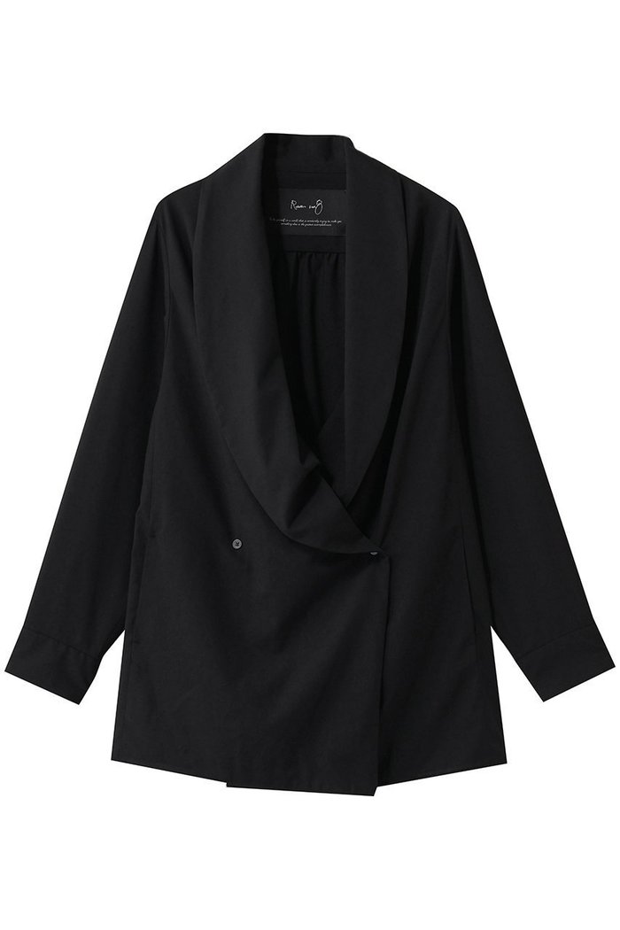 【ルームエイト/Room no.8】の【Room no.8 BLACK】TORO 2ボタン ドレープ シャツ ジャケット インテリア・キッズ・メンズ・レディースファッション・服の通販 founy(ファニー) https://founy.com/ ファッション Fashion レディースファッション Fashion for Women アウター Coat / Outerwear Collection レディースジャケット・軽アウター Jackets ジャケット Jacket, Outerwear ドレープ Drape, Draping Fabric エレガント 上品 Elegant |ID: prp329100004846361 ipo3291000000036909485