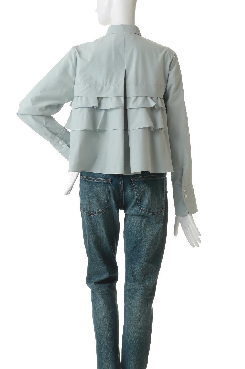 【マリリンムーン/MARILYN MOON】のレイヤードラッフルブラウス 人気、トレンドファッション・服の通販 founy(ファニー) 　ファッション　Fashion　レディースファッション　Fashion for Women　トップス・カットソー　Cut & Sew Tops　シャツ・ブラウス・オフィスカジュアル　Elegant Blouses & Button-Ups　2026年　2026　おすすめ　Recommended / Our Picks　カフス　Cuff Design　クロップド　Cropped, Short Length　コンパクト　Compact, Small Size　スリーブ　Sleeve, Long Sleeve / Short Sleeve　フリル　Frill, Ruffle　フレア　Flare, Flared　ラッフル　Ruffle, Frill　ロング　Long, Long-Length　人気　Popular, Best Seller　夏　Summer　春　Spring　S/S・春夏　SS, Spring/Summer, Warm Season　other-4|ID: prp329100004846365 ipo3291000000035364413