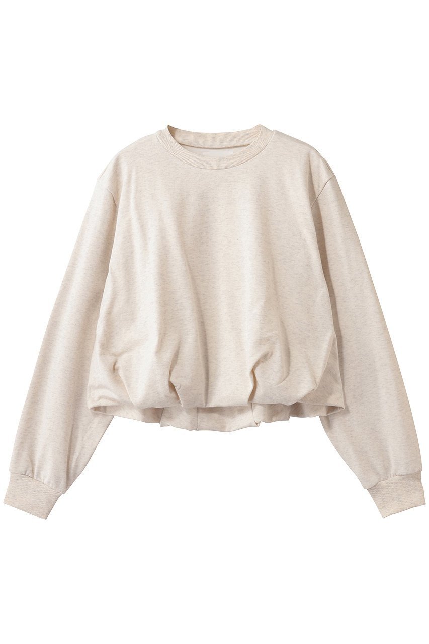 【ミディウミソリッド/MIDIUMISOLID】のballoon sweat P/O プルオーバー 人気、トレンドファッション・服の通販 founy(ファニー) 　ファッション　Fashion　レディースファッション　Fashion for Women　トップス・カットソー　Cut & Sew Tops　シャツ・ブラウス・オフィスカジュアル　Elegant Blouses & Button-Ups　レディースパーカー・カジュアルフーディー　Casual Hoodies & Sweatshirts　ロングTシャツ・Tシャツ　Longline T-Shirts & Tees　カジュアルプルオーバー・ニットトップス　Pullovers & Knit Tops / Casual Pullovers　スウェット・クルーネックトップス　Sweatshirts & Crewnecks / Relaxed Fit Sweat Tops　カットソー・ベーシックTシャツ　Cut-and-Sewn Tops / Stretch Tees & Basics　2026年　2026　シンプル　Simple, Minimal　バランス　Balance, Style Balance　バルーン　Balloon, Balloon Silhouette　夏　Summer　春　Spring　S/S・春夏　SS, Spring/Summer, Warm Season　 other-1|ID: prp329100004846369 ipo3291000000035364446