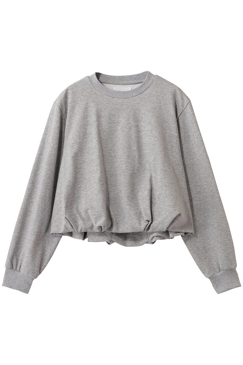 【ミディウミソリッド/MIDIUMISOLID】のballoon sweat P/O プルオーバー インテリア・キッズ・メンズ・レディースファッション・服の通販 founy(ファニー) 　ファッション　Fashion　レディースファッション　Fashion for Women　トップス・カットソー　Cut & Sew Tops　シャツ・ブラウス・オフィスカジュアル　Elegant Blouses & Button-Ups　レディースパーカー・カジュアルフーディー　Casual Hoodies & Sweatshirts　ロングTシャツ・Tシャツ　Longline T-Shirts & Tees　カジュアルプルオーバー・ニットトップス　Pullovers & Knit Tops / Casual Pullovers　スウェット・クルーネックトップス　Sweatshirts & Crewnecks / Relaxed Fit Sweat Tops　カットソー・ベーシックTシャツ　Cut-and-Sewn Tops / Stretch Tees & Basics　2026年　2026　シンプル　Simple, Minimal　バランス　Balance, Style Balance　バルーン　Balloon, Balloon Silhouette　夏　Summer　春　Spring　S/S・春夏　SS, Spring/Summer, Warm Season　l.gray|ID: prp329100004846369 ipo3291000000035364449