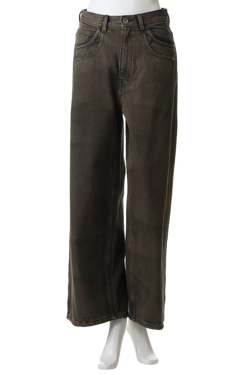 【メゾンスペシャル/MAISON SPECIAL】のDouble Pocket Mud Denim/ダブルポケットマッドデニム 人気、トレンドファッション・服の通販 founy(ファニー) 　ファッション　Fashion　レディースファッション　Fashion for Women　パンツ　Pants & Trousers　デニムパンツ・ジーンズ・美脚デニム　Denim Jeans & Pants　カットソー　Cut and Sewn Top　ストレート　Straight, Straight Cut　ダメージ　Distressed, Destroyed　デニム　Denim, Jeans Material　リラックス　Relax, Relaxed Fit　ワイド　Wide, Wide Fit　other-2|ID: prp329100004846371 ipo3291000000036230973