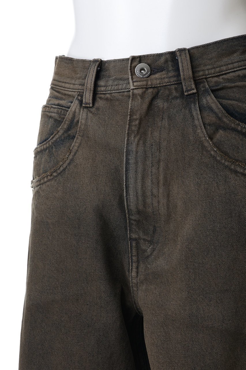 【メゾンスペシャル/MAISON SPECIAL】のDouble Pocket Mud Denim/ダブルポケットマッドデニム 人気、トレンドファッション・服の通販 founy(ファニー) 　ファッション　Fashion　レディースファッション　Fashion for Women　パンツ　Pants & Trousers　デニムパンツ・ジーンズ・美脚デニム　Denim Jeans & Pants　カットソー　Cut and Sewn Top　ストレート　Straight, Straight Cut　ダメージ　Distressed, Destroyed　デニム　Denim, Jeans Material　リラックス　Relax, Relaxed Fit　ワイド　Wide, Wide Fit　other-5|ID: prp329100004846371 ipo3291000000036230977