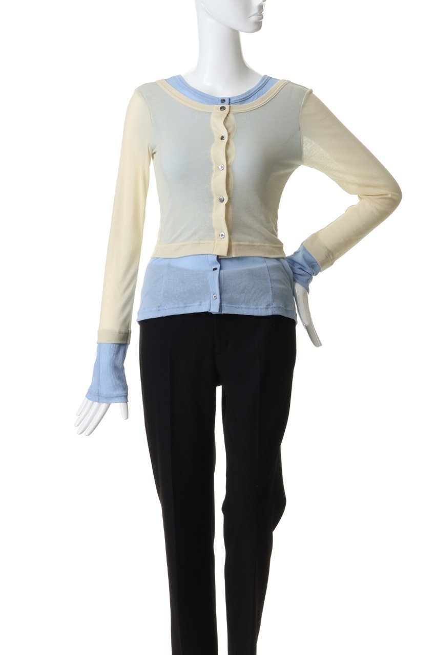 【メゾンスペシャル/MAISON SPECIAL】の2WAY Neck Bicolor Comfort Top/2WAYネックバイカラーコンフィートップ 人気、トレンドファッション・服の通販 founy(ファニー) 　ファッション　Fashion　レディースファッション　Fashion for Women　トップス・カットソー　Cut & Sew Tops　シャツ・ブラウス・オフィスカジュアル　Elegant Blouses & Button-Ups　ロングTシャツ・Tシャツ　Longline T-Shirts & Tees　カットソー・ベーシックTシャツ　Cut-and-Sewn Tops / Stretch Tees & Basics　2026年　2026　カーディガン　Cardigan, Knitwear　スリーブ　Sleeve, Long Sleeve / Short Sleeve　ロング　Long, Long-Length　夏　Summer　春　Spring　S/S・春夏　SS, Spring/Summer, Warm Season　other-2|ID: prp329100004846376 ipo3291000000035364508