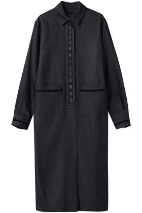 【ルームエイト/Room no.8】の【Room no.8 BLACK】TRIACETATE/TWILL COMBI LACE ドレス 人気、トレンドファッション・服の通販 founy(ファニー) ファッション Fashion レディースファッション Fashion for Women ワンピース Dresses フォーマル・パーティードレス・結婚式用ドレス Elegant & Casual Dresses チュニック Tunic Tops & Dresses 2026年 2026 チュニック Tunic, Long Top ドレス Dress, One-Piece ポケット Pocket, Pocket Detail ロング Long, Long-Length エレガント 上品 Elegant 夏 Summer 春 Spring S/S・春夏 SS, Spring/Summer, Warm Season |ID:prp329100004846378