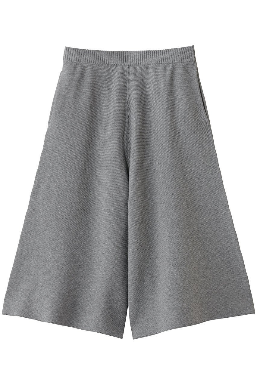 【ルームエイト/Room no.8】のGARTER RIB キュロット インテリア・キッズ・メンズ・レディースファッション・服の通販 founy(ファニー) 　ファッション　Fashion　レディースファッション　Fashion for Women　スカート　Skirts　パンツ　Pants & Trousers　ショートパンツ・ハーフパンツ　High-Waisted & Relaxed Shorts　2026年　2026　キュロット　Culottes, Wide Shorts　ショート　Short, Short Length　ドレープ　Drape, Draping Fabric　リラックス　Relax, Relaxed Fit　エレガント 上品　Elegant　夏　Summer　定番　Standard, Basic Item　春　Spring　S/S・春夏　SS, Spring/Summer, Warm Season　グレー|ID: prp329100004846380 ipo3291000000035364541