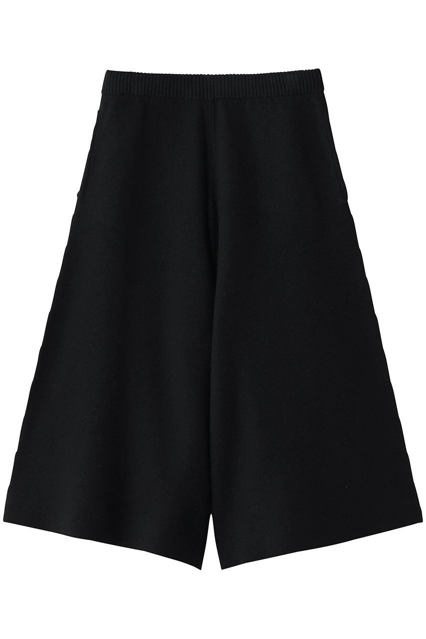 【ルームエイト/Room no.8】のGARTER RIB キュロット インテリア・キッズ・メンズ・レディースファッション・服の通販 founy(ファニー) 　ファッション　Fashion　レディースファッション　Fashion for Women　スカート　Skirts　パンツ　Pants & Trousers　ショートパンツ・ハーフパンツ　High-Waisted & Relaxed Shorts　2026年　2026　キュロット　Culottes, Wide Shorts　ショート　Short, Short Length　ドレープ　Drape, Draping Fabric　リラックス　Relax, Relaxed Fit　エレガント 上品　Elegant　夏　Summer　定番　Standard, Basic Item　春　Spring　S/S・春夏　SS, Spring/Summer, Warm Season　ブラック|ID: prp329100004846380 ipo3291000000035364542