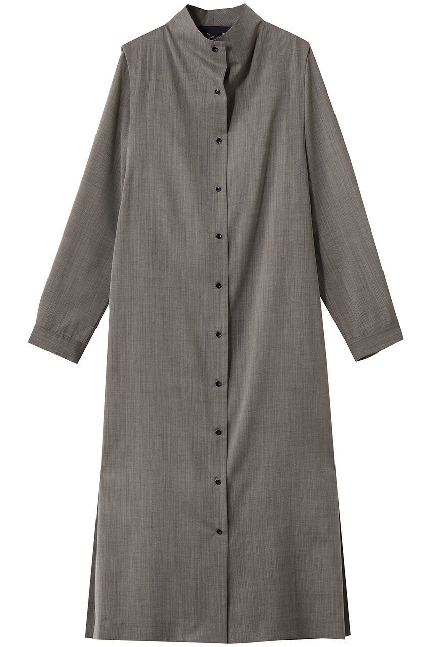 【ルームエイト/Room no.8】の【Room no.8 BLACK】SHEER TORO BOTTOLE/N ドレス インテリア・キッズ・メンズ・レディースファッション・服の通販 founy(ファニー) 　ファッション　Fashion　レディースファッション　Fashion for Women　ワンピース　Dresses　フォーマル・パーティードレス・結婚式用ドレス　Elegant & Casual Dresses　チュニック　Tunic Tops & Dresses　2026年　2026　シアー　Sheer, See-Through　チュニック　Tunic, Long Top　ドレス　Dress, One-Piece　ボトルネック　Bottle Neck, Mock Neck　ロング　Long, Long-Length　夏　Summer　春　Spring　S/S・春夏　SS, Spring/Summer, Warm Season　羽織　Haori, Light Jacket　グレー|ID: prp329100004846384 ipo3291000000035364570