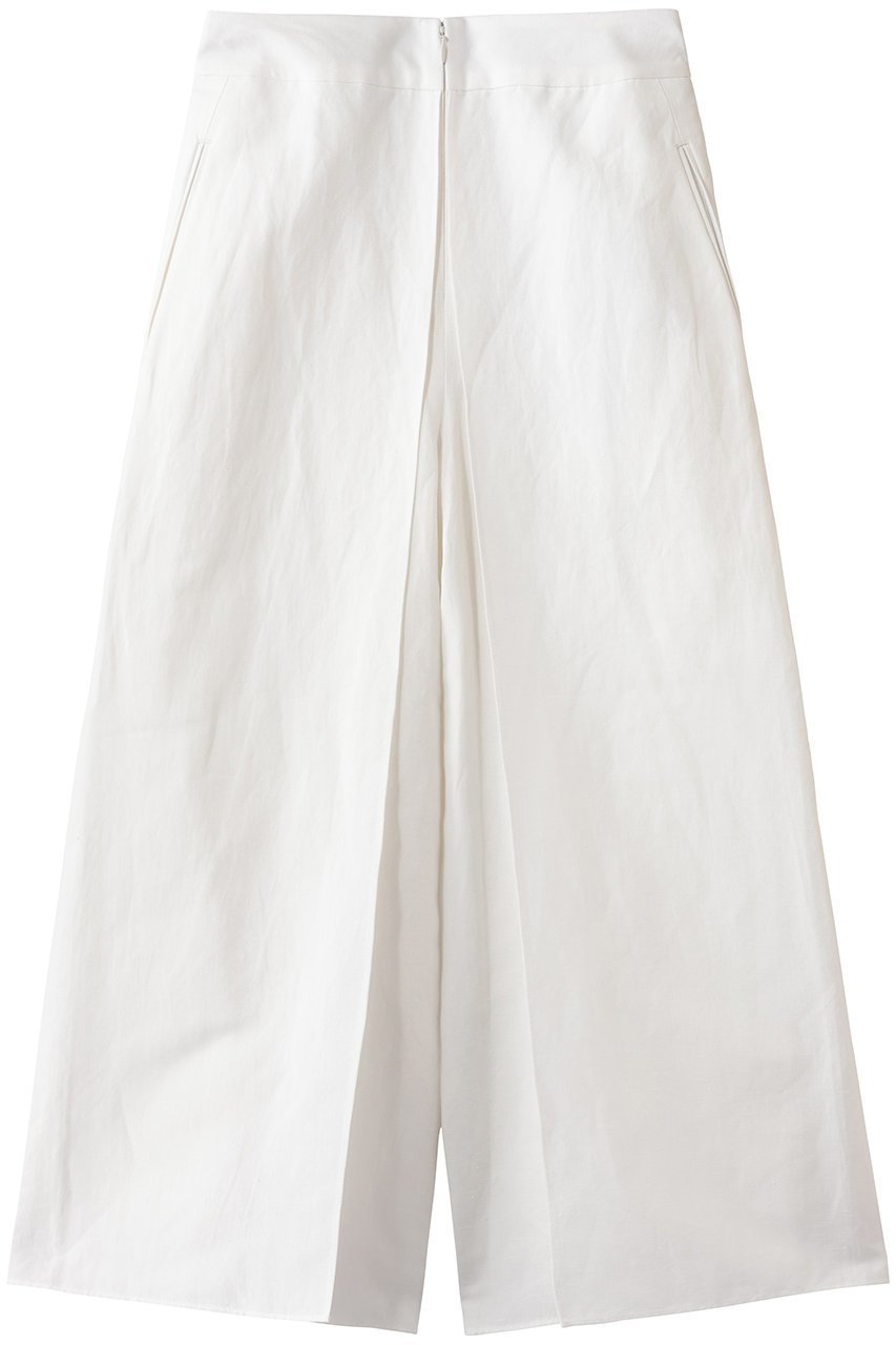 【ルームエイト/Room no.8】の【Room no.8 BLACK】LINEN ROLLED パンツ インテリア・キッズ・メンズ・レディースファッション・服の通販 founy(ファニー) 　ファッション　Fashion　レディースファッション　Fashion for Women　パンツ　Pants & Trousers　おすすめ　Recommended / Our Picks　カーディガン　Cardigan, Knitwear　リネン　Linen, Linen Fabric　リラックス　Relax, Relaxed Fit　ワイド　Wide, Wide Fit　今季　This Season, Current Season　再入荷　Restock / Back in Stock　夏　Summer　春　Spring　S/S・春夏　SS, Spring/Summer, Warm Season　ホワイト|ID: prp329100004846385 ipo3291000000035776227