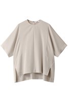 【エブール/ebure】のトリアセダブルクロス Tブラウス 人気、トレンドファッション・服の通販 founy(ファニー) ファッション Fashion レディースファッション Fashion for Women トップス・カットソー Cut & Sew Tops シャツ・ブラウス・オフィスカジュアル Elegant Blouses & Button-Ups ロングTシャツ・Tシャツ Longline T-Shirts & Tees カットソー・ベーシックTシャツ Cut-and-Sewn Tops / Stretch Tees & Basics ショート Short, Short Length シンプル Simple, Minimal スリーブ Sleeve, Long Sleeve / Short Sleeve トレンド Trend, Trending Now ドレープ Drape, Draping Fabric ボトム Bottoms, Lower Wear ワイド Wide, Wide Fit エレガント 上品 Elegant 定番 Standard, Basic Item |ID:prp329100004846559