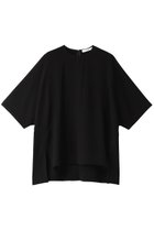 【エブール/ebure】のトリアセダブルクロス Tブラウス 人気、トレンドファッション・服の通販 founy(ファニー) ファッション Fashion レディースファッション Fashion for Women トップス・カットソー Cut & Sew Tops シャツ・ブラウス・オフィスカジュアル Elegant Blouses & Button-Ups ロングTシャツ・Tシャツ Longline T-Shirts & Tees カットソー・ベーシックTシャツ Cut-and-Sewn Tops / Stretch Tees & Basics ショート Short, Short Length シンプル Simple, Minimal スリーブ Sleeve, Long Sleeve / Short Sleeve トレンド Trend, Trending Now ドレープ Drape, Draping Fabric ボトム Bottoms, Lower Wear ワイド Wide, Wide Fit エレガント 上品 Elegant 定番 Standard, Basic Item thumbnail ブラック|ID: prp329100004846559 ipo3291000000035376236