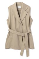 【ベイジ,/BEIGE,】のMICA / リネンブレンドベルト付きジレ 人気、トレンドファッション・服の通販 founy(ファニー) ファッション Fashion レディースファッション Fashion for Women アウター Coat / Outerwear Collection レディースジャケット・軽アウター Jackets ベルト&ウエストマーク Belts & Waist Accessories 2026年 2026 オケージョン Occasion Wear カットソー Cut and Sewn Top シンプル Simple, Minimal ジャケット Jacket, Outerwear セットアップ Set-Up, Coordinated Outfit セレモニー Ceremony ベスト Vest, Waistcoat 夏 Summer 春 Spring S/S・春夏 SS, Spring/Summer, Warm Season |ID:prp329100004847069