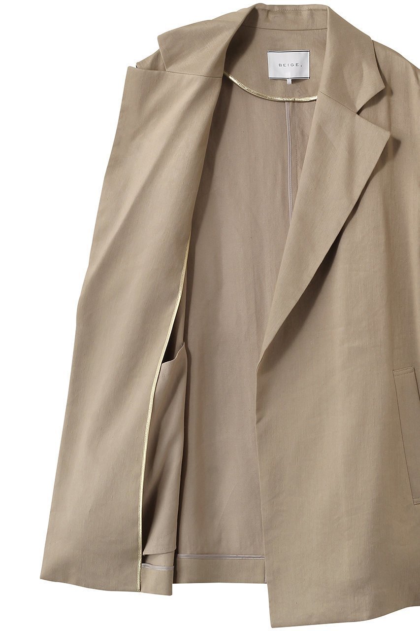 【ベイジ,/BEIGE,】のMICA / リネンブレンドベルト付きジレ 人気、トレンドファッション・服の通販 founy(ファニー) 　ファッション　Fashion　レディースファッション　Fashion for Women　アウター　Coat / Outerwear Collection　レディースジャケット・軽アウター　Jackets　ベルト&ウエストマーク　Belts & Waist Accessories　2026年　2026　オケージョン　Occasion Wear　カットソー　Cut and Sewn Top　シンプル　Simple, Minimal　ジャケット　Jacket, Outerwear　セットアップ　Set-Up, Coordinated Outfit　セレモニー　Ceremony　ベスト　Vest, Waistcoat　夏　Summer　春　Spring　S/S・春夏　SS, Spring/Summer, Warm Season　other-7|ID: prp329100004847069 ipo3291000000035627870