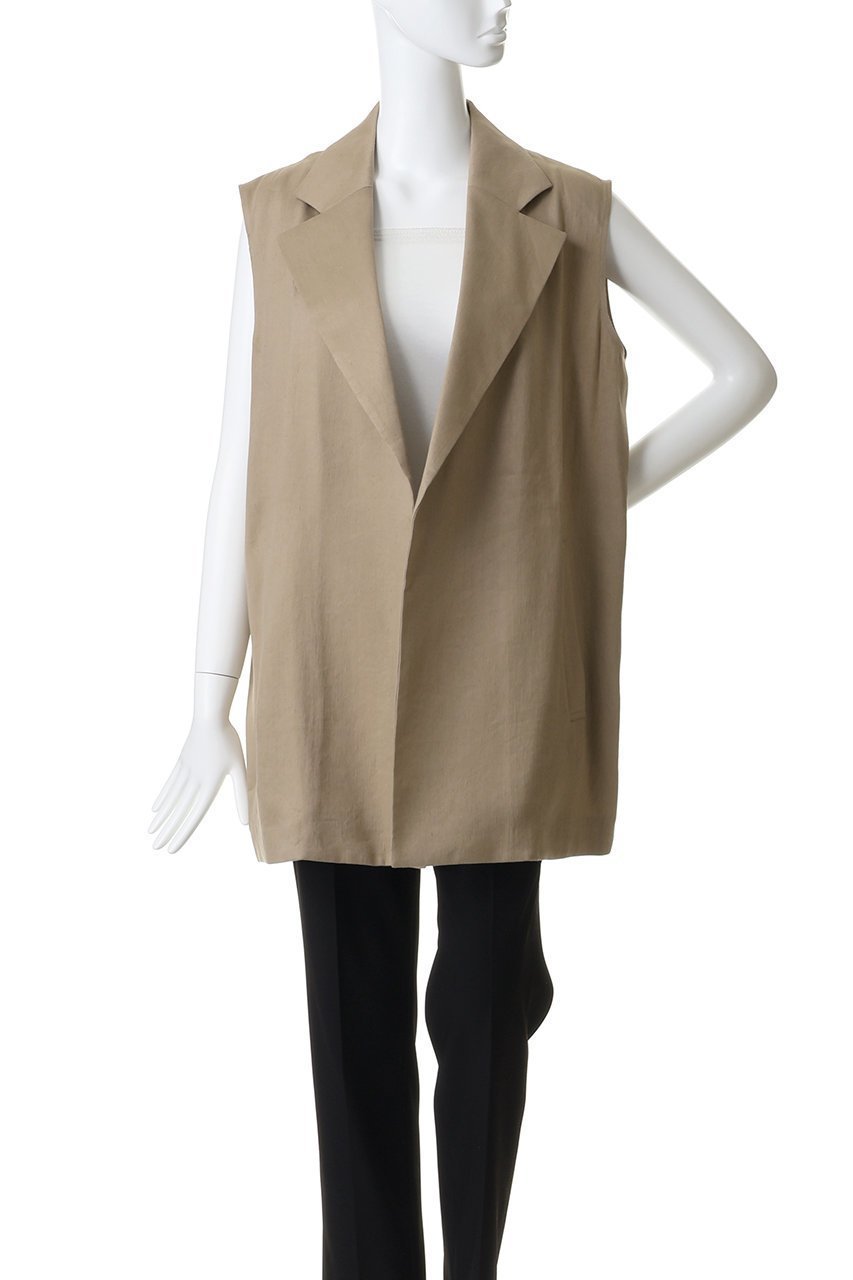 【ベイジ,/BEIGE,】のMICA / リネンブレンドベルト付きジレ 人気、トレンドファッション・服の通販 founy(ファニー) 　ファッション　Fashion　レディースファッション　Fashion for Women　アウター　Coat / Outerwear Collection　レディースジャケット・軽アウター　Jackets　ベルト&ウエストマーク　Belts & Waist Accessories　2026年　2026　オケージョン　Occasion Wear　カットソー　Cut and Sewn Top　シンプル　Simple, Minimal　ジャケット　Jacket, Outerwear　セットアップ　Set-Up, Coordinated Outfit　セレモニー　Ceremony　ベスト　Vest, Waistcoat　夏　Summer　春　Spring　S/S・春夏　SS, Spring/Summer, Warm Season　other-8|ID: prp329100004847069 ipo3291000000035627872