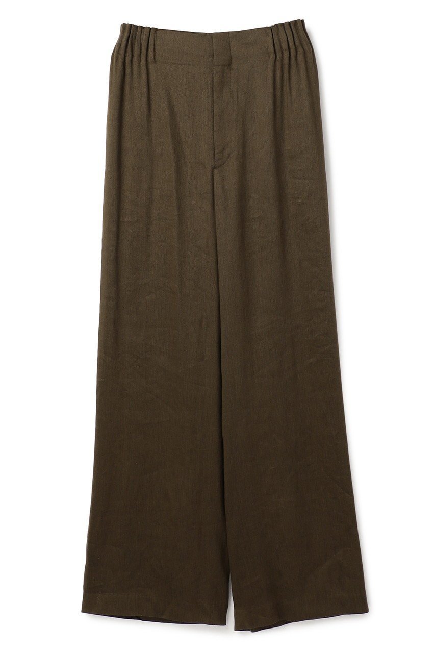 【ベイジ,/BEIGE,】のMICA / リネンブレンドイージーワイドパンツ インテリア・キッズ・メンズ・レディースファッション・服の通販 founy(ファニー) 　ファッション　Fashion　レディースファッション　Fashion for Women　パンツ　Pants & Trousers　2026年　2026　ギャザー　Gathered, Ruffled　シンプル　Simple, Minimal　ジャケット　Jacket, Outerwear　セットアップ　Set-Up, Coordinated Outfit　フラット　Flat, Flat Shoes　夏　Summer　春　Spring　S/S・春夏　SS, Spring/Summer, Warm Season　Khaki|ID: prp329100004847070 ipo3291000000035397777