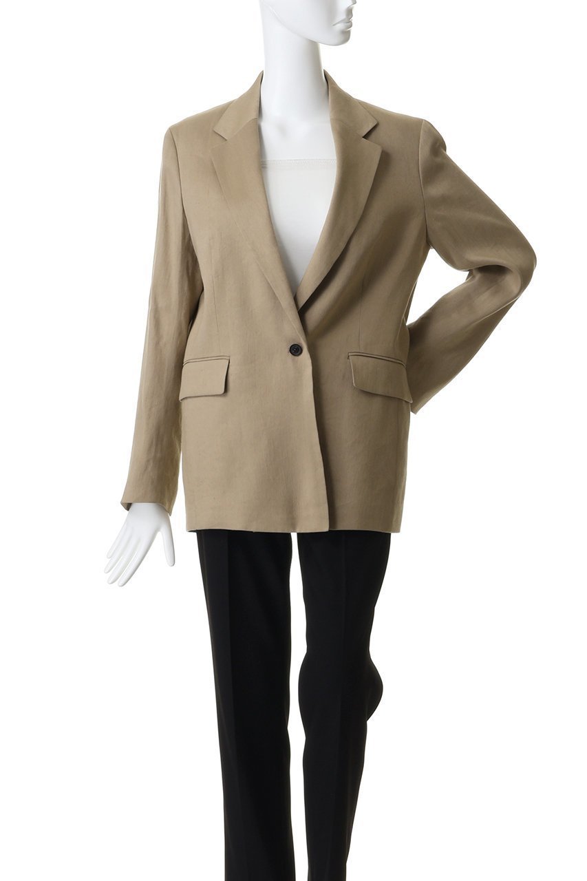 【ベイジ,/BEIGE,】のMICA / リネンブレンドテーラードジャケット 人気、トレンドファッション・服の通販 founy(ファニー) 　ファッション　Fashion　レディースファッション　Fashion for Women　アウター　Coat / Outerwear Collection　レディースジャケット・軽アウター　Jackets　テーラードジャケット / 通勤・きれいめスタイル　Tailored Jackets & Blazers　2026年　2026　ジャケット　Jacket, Outerwear　セットアップ　Set-Up, Coordinated Outfit　デニム　Denim, Jeans Material　バランス　Balance, Style Balance　夏　Summer　春　Spring　S/S・春夏　SS, Spring/Summer, Warm Season　other-2|ID: prp329100004847072 ipo3291000000035707329