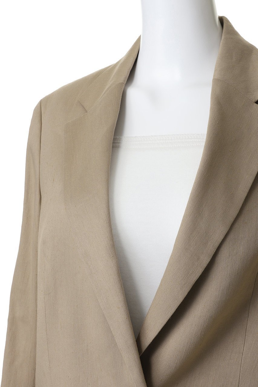 【ベイジ,/BEIGE,】のMICA / リネンブレンドテーラードジャケット 人気、トレンドファッション・服の通販 founy(ファニー) 　ファッション　Fashion　レディースファッション　Fashion for Women　アウター　Coat / Outerwear Collection　レディースジャケット・軽アウター　Jackets　テーラードジャケット / 通勤・きれいめスタイル　Tailored Jackets & Blazers　2026年　2026　ジャケット　Jacket, Outerwear　セットアップ　Set-Up, Coordinated Outfit　デニム　Denim, Jeans Material　バランス　Balance, Style Balance　夏　Summer　春　Spring　S/S・春夏　SS, Spring/Summer, Warm Season　other-5|ID: prp329100004847072 ipo3291000000035707338