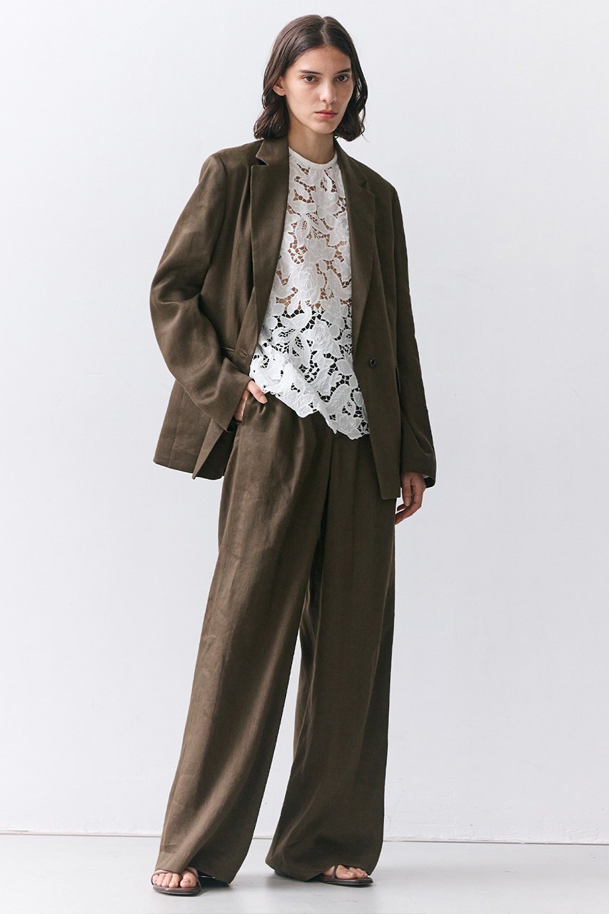 【ベイジ,/BEIGE,】のMICA / リネンブレンドテーラードジャケット 人気、トレンドファッション・服の通販 founy(ファニー) 　ファッション　Fashion　レディースファッション　Fashion for Women　アウター　Coat / Outerwear Collection　レディースジャケット・軽アウター　Jackets　テーラードジャケット / 通勤・きれいめスタイル　Tailored Jackets & Blazers　2026年　2026　ジャケット　Jacket, Outerwear　セットアップ　Set-Up, Coordinated Outfit　デニム　Denim, Jeans Material　バランス　Balance, Style Balance　夏　Summer　春　Spring　S/S・春夏　SS, Spring/Summer, Warm Season　other-2|ID: prp329100004847073 ipo3291000000035397793