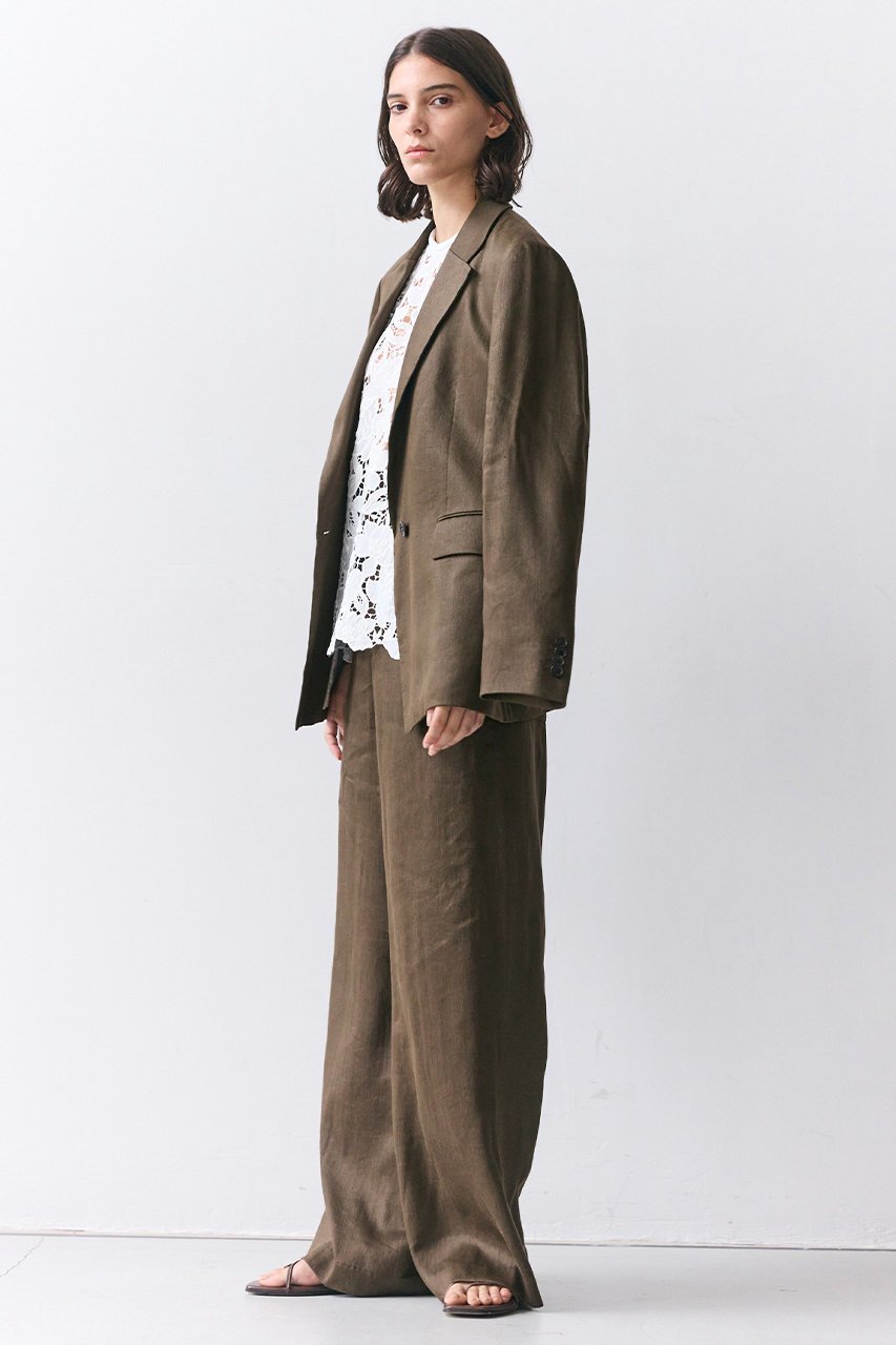 【ベイジ,/BEIGE,】のMICA / リネンブレンドテーラードジャケット 人気、トレンドファッション・服の通販 founy(ファニー) 　ファッション　Fashion　レディースファッション　Fashion for Women　アウター　Coat / Outerwear Collection　レディースジャケット・軽アウター　Jackets　テーラードジャケット / 通勤・きれいめスタイル　Tailored Jackets & Blazers　2026年　2026　ジャケット　Jacket, Outerwear　セットアップ　Set-Up, Coordinated Outfit　デニム　Denim, Jeans Material　バランス　Balance, Style Balance　夏　Summer　春　Spring　S/S・春夏　SS, Spring/Summer, Warm Season　other-3|ID: prp329100004847073 ipo3291000000035397795