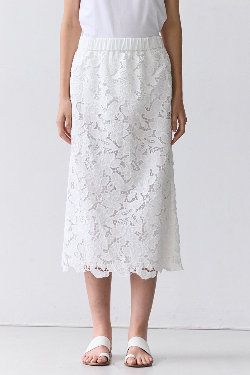 【ベイジ,/BEIGE,】のCITRINE / エンブロイダリーレースイージースカート 人気、トレンドファッション・服の通販 founy(ファニー) 　ファッション　Fashion　レディースファッション　Fashion for Women　スカート　Skirts　ロングスカート　Long Skirts / Maxi & Midi Skirts　シンプル　Simple, Minimal　セレモニー　Ceremony　バランス　Balance, Style Balance　レース　Lace, Lace Fabric　ロング　Long, Long-Length　other-8|ID: prp329100004847074 ipo3291000000036900524