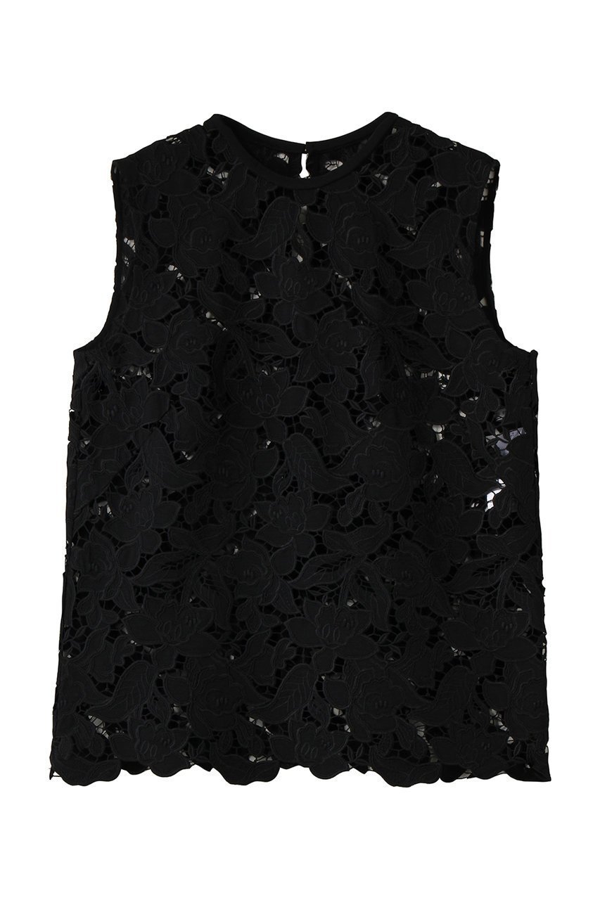 【ベイジ,/BEIGE,】のCITRINE / エンブロイダリーレースノースリーブブラウス インテリア・キッズ・メンズ・レディースファッション・服の通販 founy(ファニー) 　ファッション　Fashion　レディースファッション　Fashion for Women　トップス・カットソー　Cut & Sew Tops　キャミソール&ノースリーブ　Camisoles & Sleeveless Tops　シャツ・ブラウス・オフィスカジュアル　Elegant Blouses & Button-Ups　インナー　Innerwear　エンブロイダリー　Embroidery Design　ジャケット　Jacket, Outerwear　セレモニー　Ceremony　デニム　Denim, Jeans Material　ノースリーブ　Sleeveless, No-Sleeve　エレガント 上品　Elegant　洗える　Machine Washable　Black|ID: prp329100004847076 ipo3291000000036031204