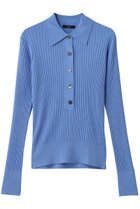 【イレーヴ/YLEVE】のウール シルク カシミア リブ ニット ポロ 人気、トレンドファッション・服の通販 founy(ファニー) ファッション Fashion レディースファッション Fashion for Women トップス・カットソー Cut & Sew Tops ニット Knit Tops & Sweaters カジュアルプルオーバー・ニットトップス Pullovers & Knit Tops / Casual Pullovers 2026年 2026 シルク Silk, 100% Silk バランス Balance, Style Balance ワイドリブ Wide Rib, Wide Ribbed Knit 夏 Summer 春 Spring S/S・春夏 SS, Spring/Summer, Warm Season thumbnail サックス|ID: prp329100004847080 ipo3291000000035638127