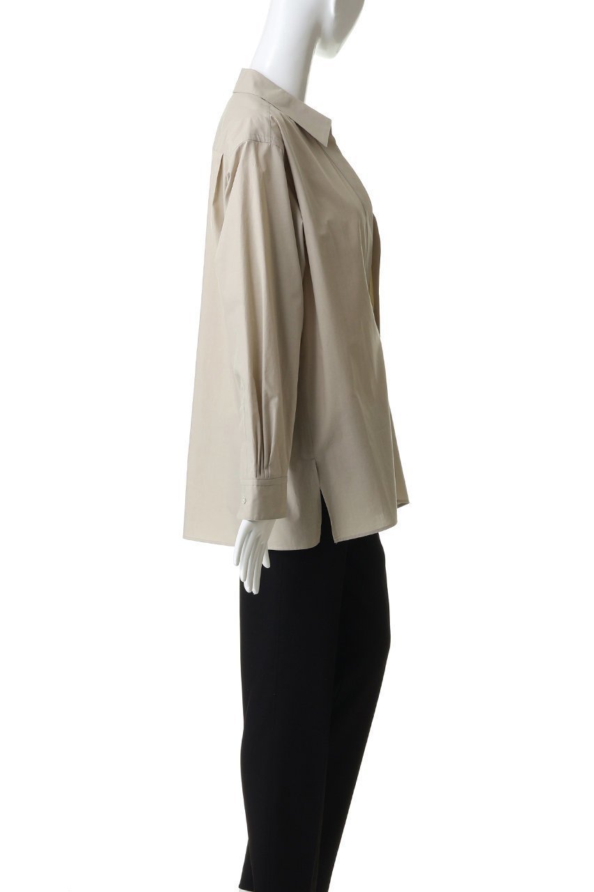 【イレーヴ/YLEVE】のコットン シルク タイプライター スキッパー シャツ 人気、トレンドファッション・服の通販 founy(ファニー) 　ファッション　Fashion　レディースファッション　Fashion for Women　トップス・カットソー　Cut & Sew Tops　シャツ・ブラウス・オフィスカジュアル　Elegant Blouses & Button-Ups　シルク　Silk, 100% Silk　スキッパー　Skipper, Open Collar　スリーブ　Sleeve, Long Sleeve / Short Sleeve　タイプライター　Typewriter Fabric, Crisp Cotton　ロング　Long, Long-Length　other-3|ID: prp329100004847082 ipo3291000000035852031