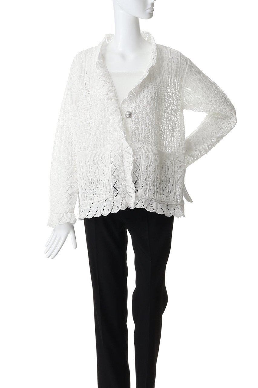 【ルール ロジェット/leur logette】のコットンニットカーディガン 人気、トレンドファッション・服の通販 founy(ファニー) ファッション Fashion レディースファッション Fashion for Women トップス・カットソー Cut & Sew Tops ニット Knit Tops & Sweaters カーディガン・羽織り Layered Style Cardigans 2026年 2026 カーディガン Cardigan, Knitwear メッシュ Mesh, Net Fabric 夏 Summer 春 Spring S/S・春夏 SS, Spring/Summer, Warm Season other-2|ID: prp329100004847084 ipo3291000000036142776