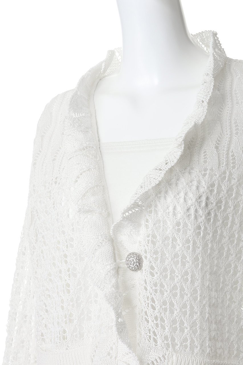 【ルール ロジェット/leur logette】のコットンニットカーディガン 人気、トレンドファッション・服の通販 founy(ファニー) ファッション Fashion レディースファッション Fashion for Women トップス・カットソー Cut & Sew Tops ニット Knit Tops & Sweaters カーディガン・羽織り Layered Style Cardigans 2026年 2026 カーディガン Cardigan, Knitwear メッシュ Mesh, Net Fabric 夏 Summer 春 Spring S/S・春夏 SS, Spring/Summer, Warm Season other-5|ID: prp329100004847084 ipo3291000000036142779