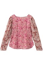 【ルール ロジェット/leur logette】のポエティックブルームプリントキュプラトップス ブラウン|ID: prp329100004847086 ipo3291000000036142781