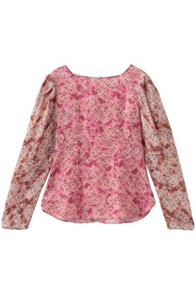 【ルール ロジェット/leur logette】のポエティックブルームプリントキュプラトップス 人気、トレンドファッション・服の通販 founy(ファニー) ファッション Fashion レディースファッション Fashion for Women トップス・カットソー Cut & Sew Tops シャツ・ブラウス・オフィスカジュアル Elegant Blouses & Button-Ups 2026年 2026 グラデーション Gradient, Ombre シンプル Simple, Minimal スリーブ Sleeve, Long Sleeve / Short Sleeve フィット Fit, Slim Fit フラワー Flower, Floral プリント Print, Printed Pattern ボトム Bottoms, Lower Wear ロング Long, Long-Length 夏 Summer 春 Spring S/S・春夏 SS, Spring/Summer, Warm Season |ID:prp329100004847087