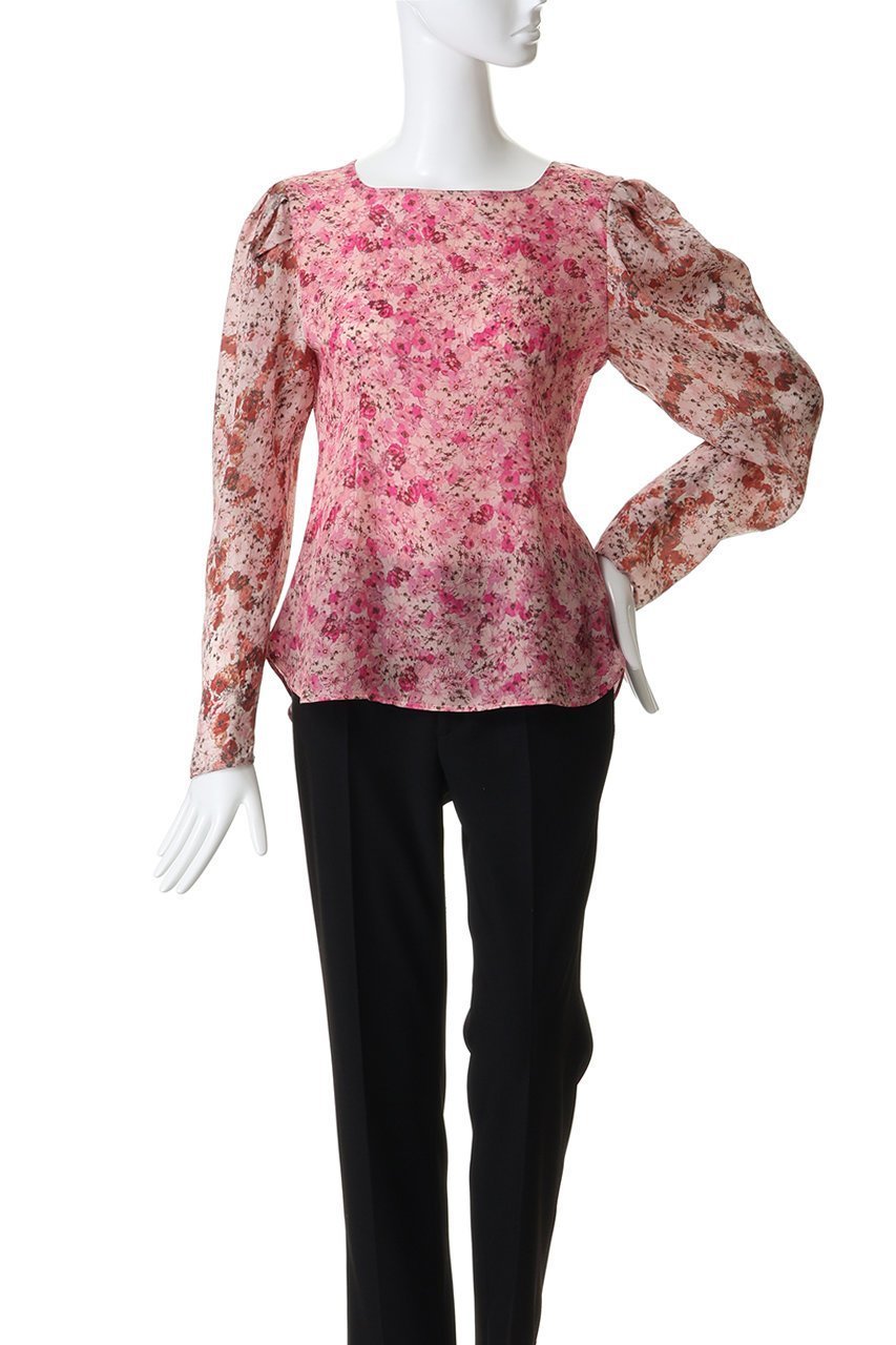 【ルール ロジェット/leur logette】のポエティックブルームプリントキュプラトップス 人気、トレンドファッション・服の通販 founy(ファニー) 　ファッション　Fashion　レディースファッション　Fashion for Women　トップス・カットソー　Cut & Sew Tops　シャツ・ブラウス・オフィスカジュアル　Elegant Blouses & Button-Ups　2026年　2026　グラデーション　Gradient, Ombre　シンプル　Simple, Minimal　スリーブ　Sleeve, Long Sleeve / Short Sleeve　フィット　Fit, Slim Fit　フラワー　Flower, Floral　プリント　Print, Printed Pattern　ボトム　Bottoms, Lower Wear　ロング　Long, Long-Length　夏　Summer　春　Spring　S/S・春夏　SS, Spring/Summer, Warm Season　other-2|ID: prp329100004847087 ipo3291000000035397880