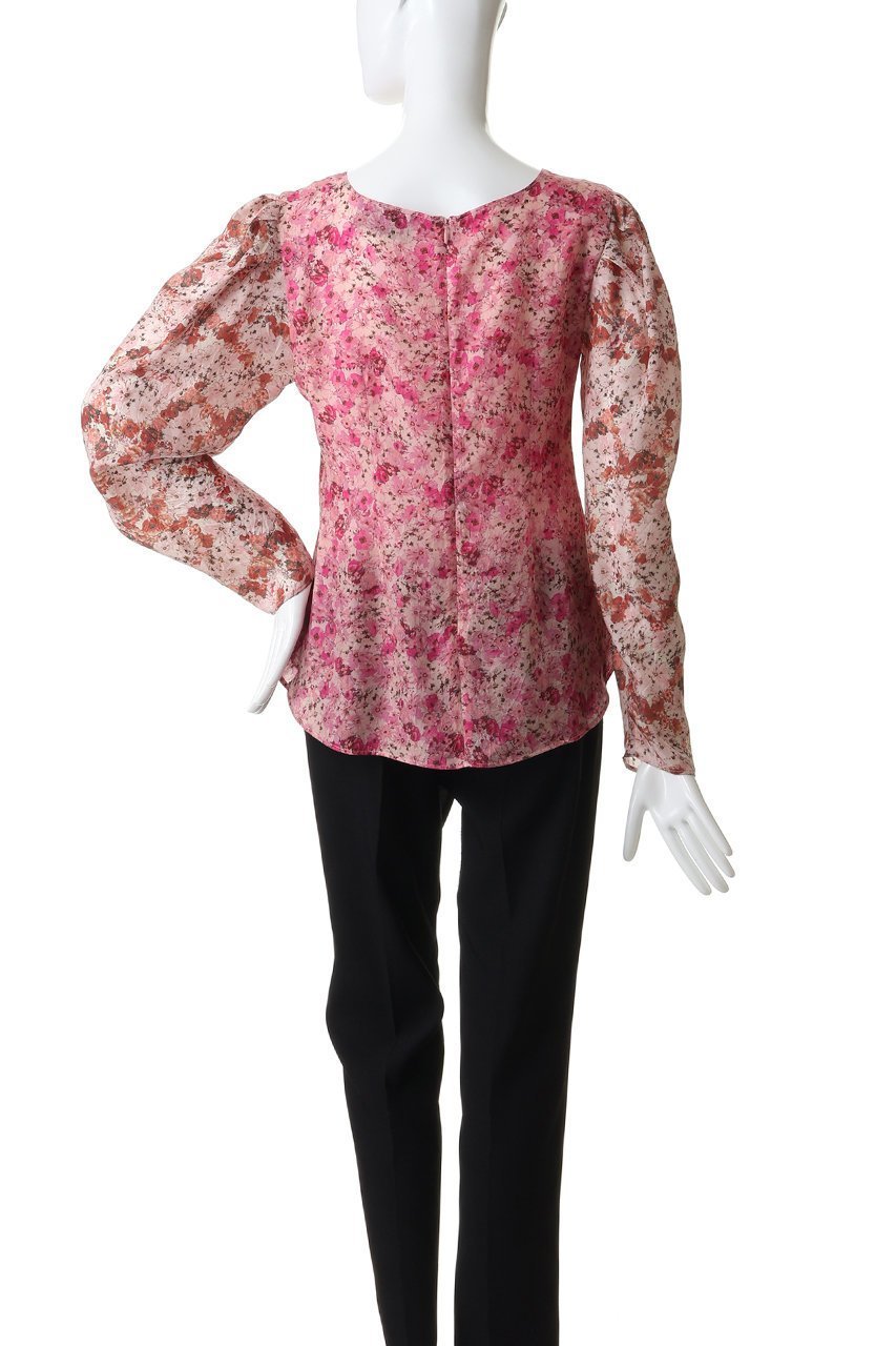 【ルール ロジェット/leur logette】のポエティックブルームプリントキュプラトップス 人気、トレンドファッション・服の通販 founy(ファニー) 　ファッション　Fashion　レディースファッション　Fashion for Women　トップス・カットソー　Cut & Sew Tops　シャツ・ブラウス・オフィスカジュアル　Elegant Blouses & Button-Ups　2026年　2026　グラデーション　Gradient, Ombre　シンプル　Simple, Minimal　スリーブ　Sleeve, Long Sleeve / Short Sleeve　フィット　Fit, Slim Fit　フラワー　Flower, Floral　プリント　Print, Printed Pattern　ボトム　Bottoms, Lower Wear　ロング　Long, Long-Length　夏　Summer　春　Spring　S/S・春夏　SS, Spring/Summer, Warm Season　other-4|ID: prp329100004847087 ipo3291000000035397884