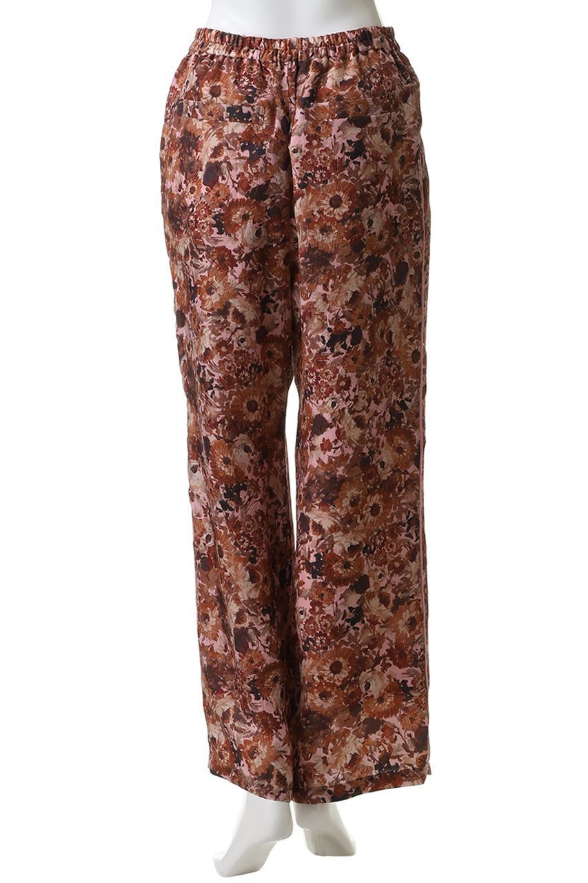 【ルール ロジェット/leur logette】のフラワープリントキュプラパンツ 人気、トレンドファッション・服の通販 founy(ファニー) 　ファッション　Fashion　レディースファッション　Fashion for Women　パンツ　Pants & Trousers　2026年　2026　キュプラ　Cupro, Eco Fabric　フラワー　Flower, Floral　プリント　Print, Printed Pattern　リボン　Ribbon, Bow　リラックス　Relax, Relaxed Fit　夏　Summer　春　Spring　S/S・春夏　SS, Spring/Summer, Warm Season　other-4|ID: prp329100004847089 ipo3291000000035397899