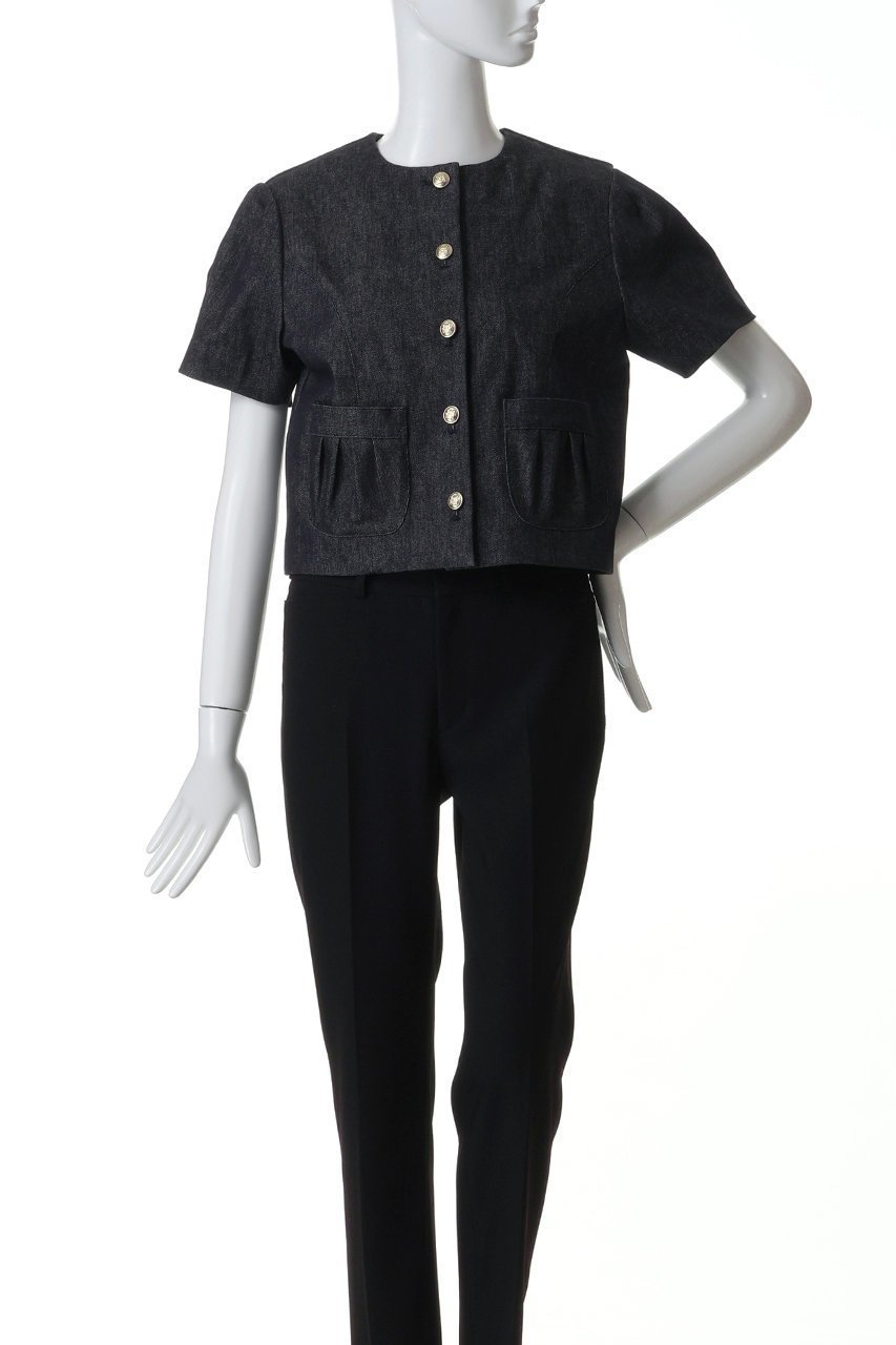 【ボーダーズ アット バルコニー/BORDERS at BALCONY】のデニムジャケット 人気、トレンドファッション・服の通販 founy(ファニー) 　ファッション　Fashion　レディースファッション　Fashion for Women　アウター　Coat / Outerwear Collection　レディースジャケット・軽アウター　Jackets　デニムジャケット / カジュアルアウター　Denim Jackets　2026年　2026　シンプル　Simple, Minimal　ジャケット　Jacket, Outerwear　デニム　Denim, Jeans Material　ボーダー　Border, Stripe　ポケット　Pocket, Pocket Detail　夏　Summer　定番　Standard, Basic Item　春　Spring　S/S・春夏　SS, Spring/Summer, Warm Season　other-2|ID: prp329100004847090 ipo3291000000035397908