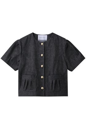 【ボーダーズ アット バルコニー/BORDERS at BALCONY】のデニムジャケット 人気、トレンドファッション・服の通販 founy(ファニー) ファッション Fashion レディースファッション Fashion for Women アウター Coat / Outerwear Collection レディースジャケット・軽アウター Jackets デニムジャケット / カジュアルアウター Denim Jackets 2026年 2026 シンプル Simple, Minimal ジャケット Jacket, Outerwear デニム Denim, Jeans Material ボーダー Border, Stripe ポケット Pocket, Pocket Detail 夏 Summer 定番 Standard, Basic Item 春 Spring S/S・春夏 SS, Spring/Summer, Warm Season |ID:prp329100004847090