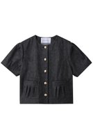 【ボーダーズ アット バルコニー/BORDERS at BALCONY】のデニムジャケット 人気、トレンドファッション・服の通販 founy(ファニー) ファッション Fashion レディースファッション Fashion for Women アウター Coat / Outerwear Collection レディースジャケット・軽アウター Jackets デニムジャケット / カジュアルアウター Denim Jackets シンプル Simple, Minimal ジャケット Jacket, Outerwear デニム Denim, Jeans Material ボーダー Border, Stripe ポケット Pocket, Pocket Detail 定番 Standard, Basic Item |ID:prp329100004847090