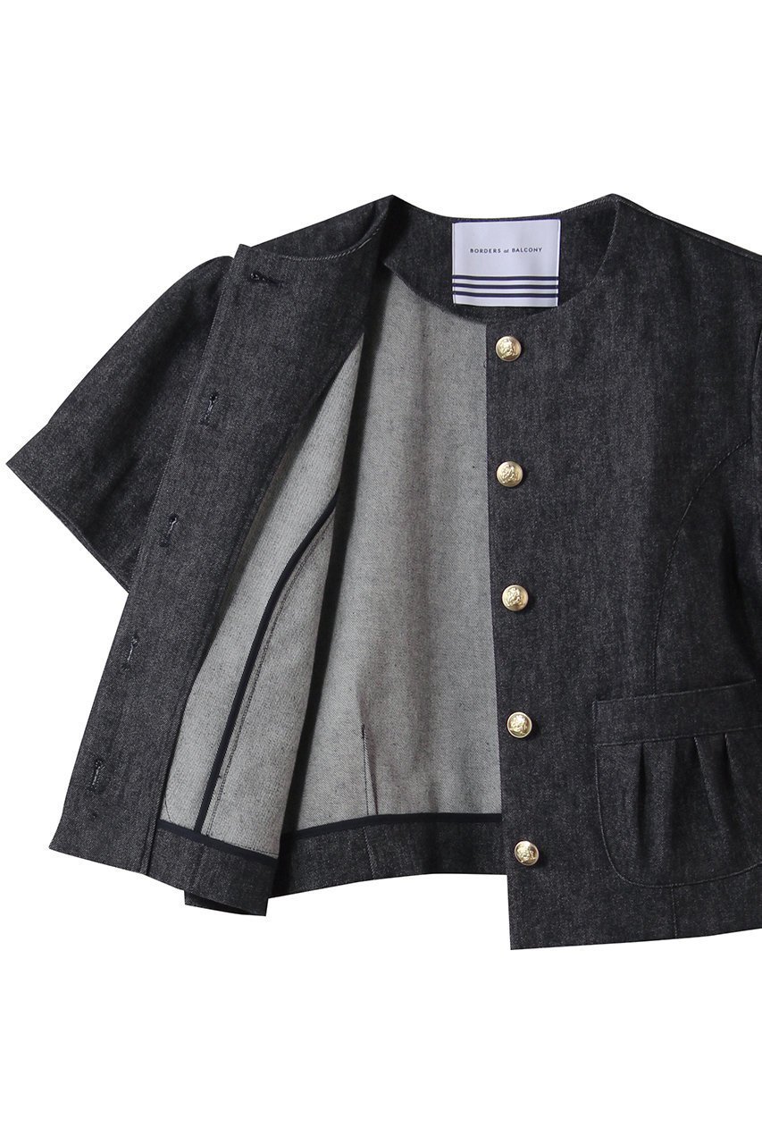【ボーダーズ アット バルコニー/BORDERS at BALCONY】のデニムジャケット 人気、トレンドファッション・服の通販 founy(ファニー) ファッション Fashion レディースファッション Fashion for Women アウター Coat / Outerwear Collection レディースジャケット・軽アウター Jackets デニムジャケット / カジュアルアウター Denim Jackets 2026年 2026 シンプル Simple, Minimal ジャケット Jacket, Outerwear デニム Denim, Jeans Material ボーダー Border, Stripe ポケット Pocket, Pocket Detail 夏 Summer 定番 Standard, Basic Item 春 Spring S/S・春夏 SS, Spring/Summer, Warm Season other-6|ID: prp329100004847091 ipo3291000000035397917