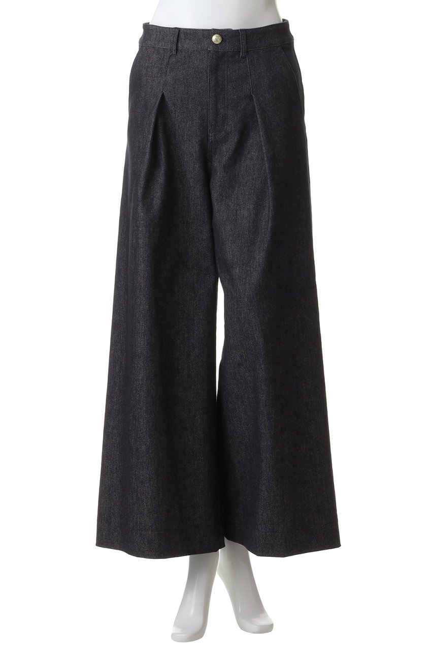 【ボーダーズ アット バルコニー/BORDERS at BALCONY】のデニムタックパンツ 人気、トレンドファッション・服の通販 founy(ファニー) 　ファッション　Fashion　レディースファッション　Fashion for Women　パンツ　Pants & Trousers　デニムパンツ・ジーンズ・美脚デニム　Denim Jeans & Pants　2026年　2026　エレガント 上品　Elegant　スニーカー　Sneakers, Trainers　デニム　Denim, Jeans Material　フロント　Front, Front Design　夏　Summer　春　Spring　S/S・春夏　SS, Spring/Summer, Warm Season　other-2|ID: prp329100004847093 ipo3291000000035397925